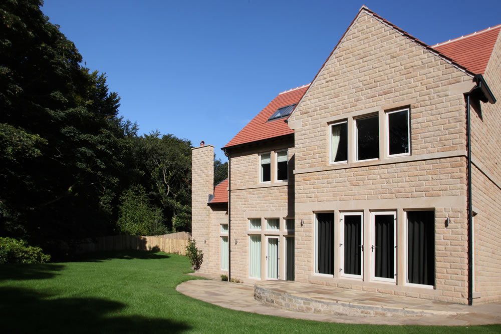 Award-winning Delamere Gardens in Huddersfield where Lockwood Windows supplied doors, windows and bi-fold doors.