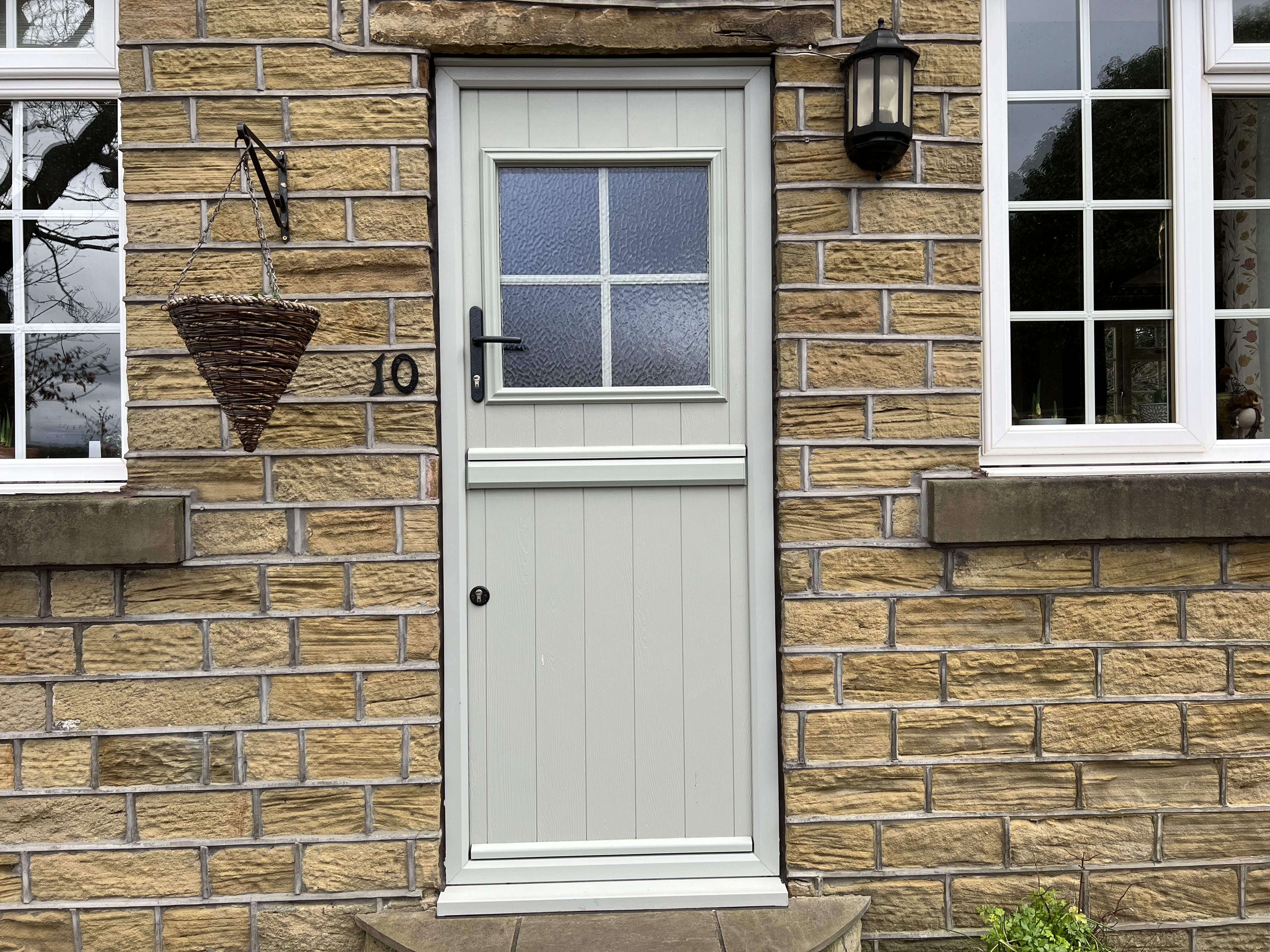 Trieste composite stable door in Painswick with Minster glass
