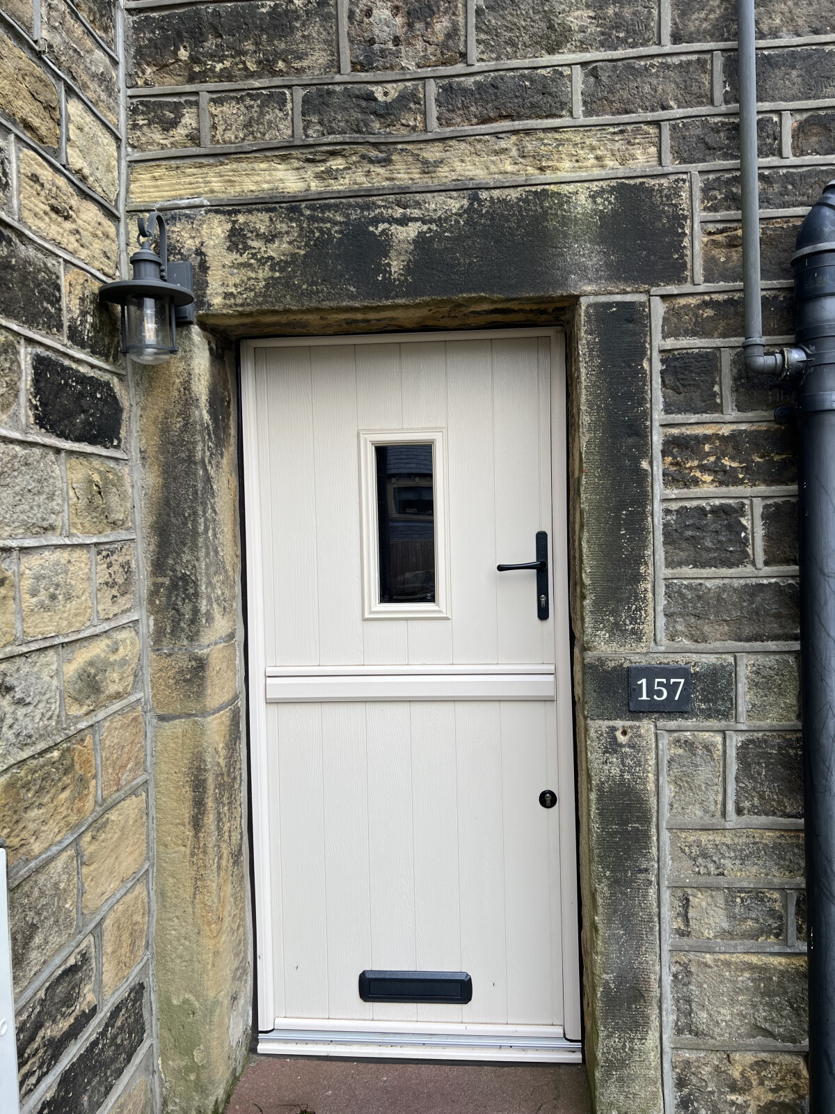 Flint 2 composite stable door in Cream