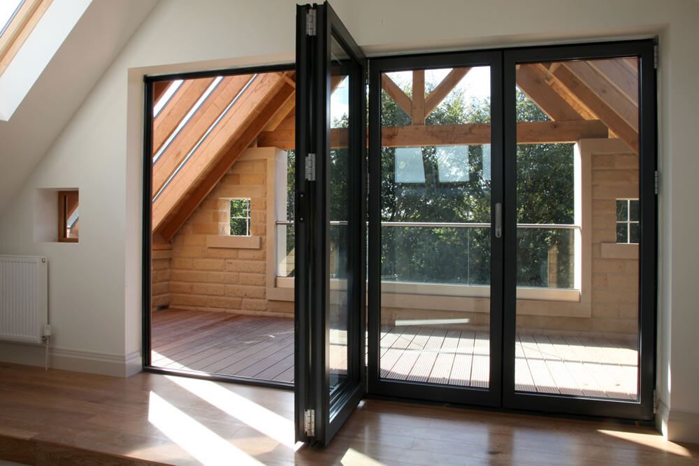 Aluminium bi-fold doors