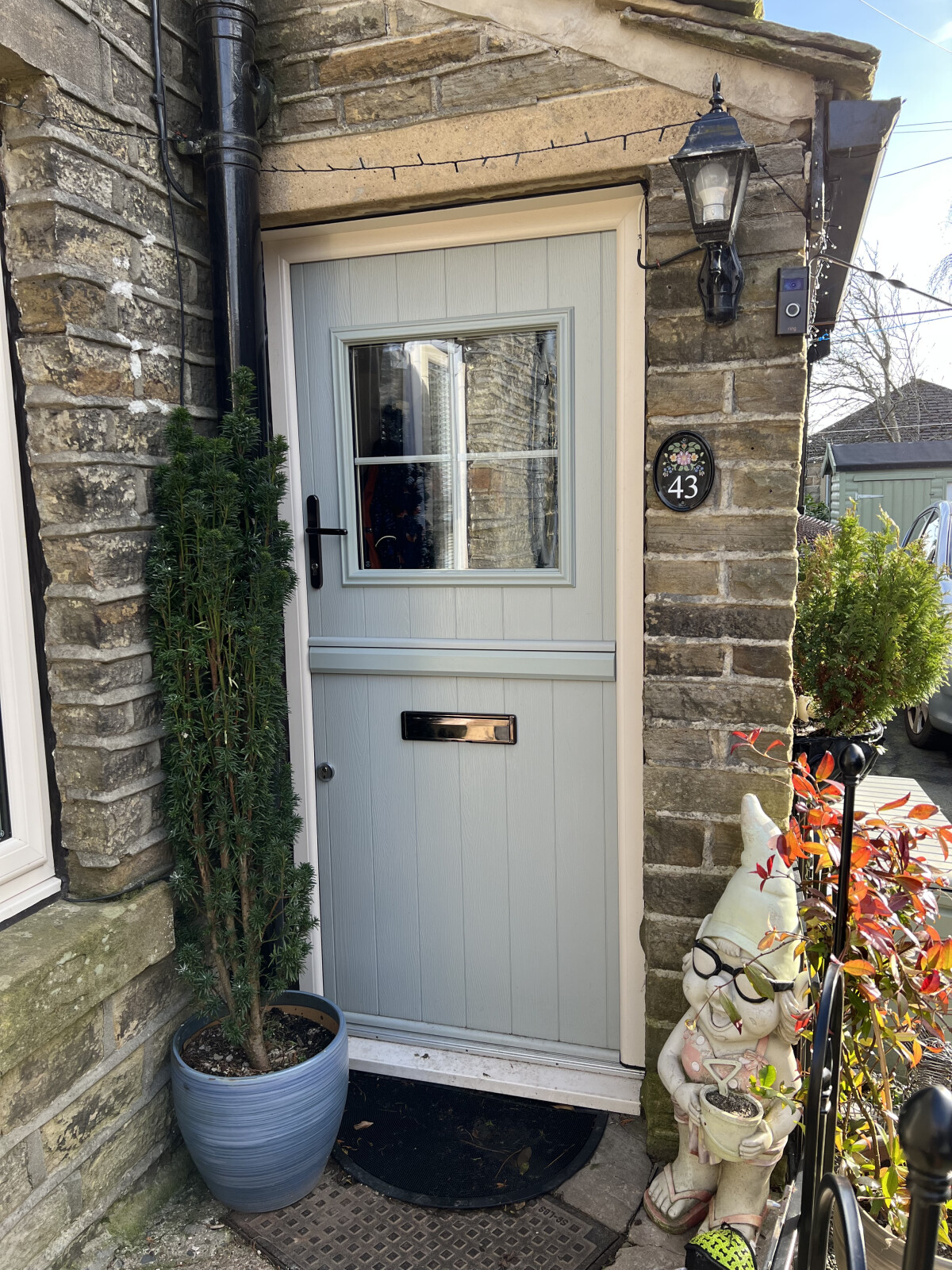 Trieste composite stable door in Painswick with Cream frame