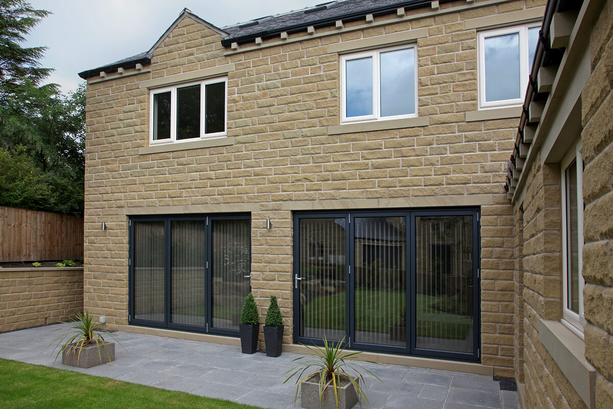 Aluminium bi-fold doors