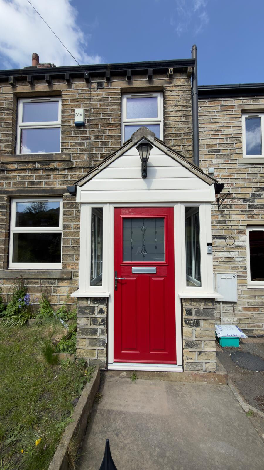 Stirling composite door in Red