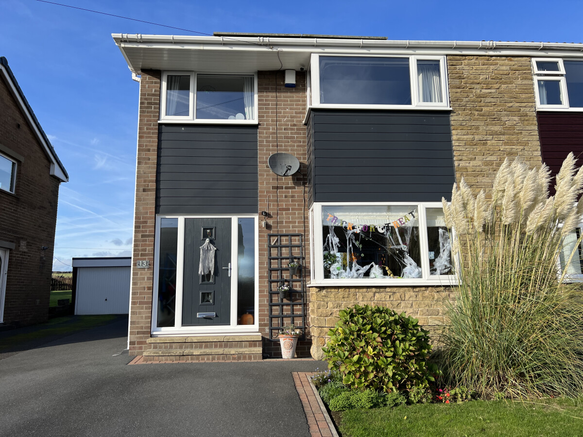 White uPVC windows