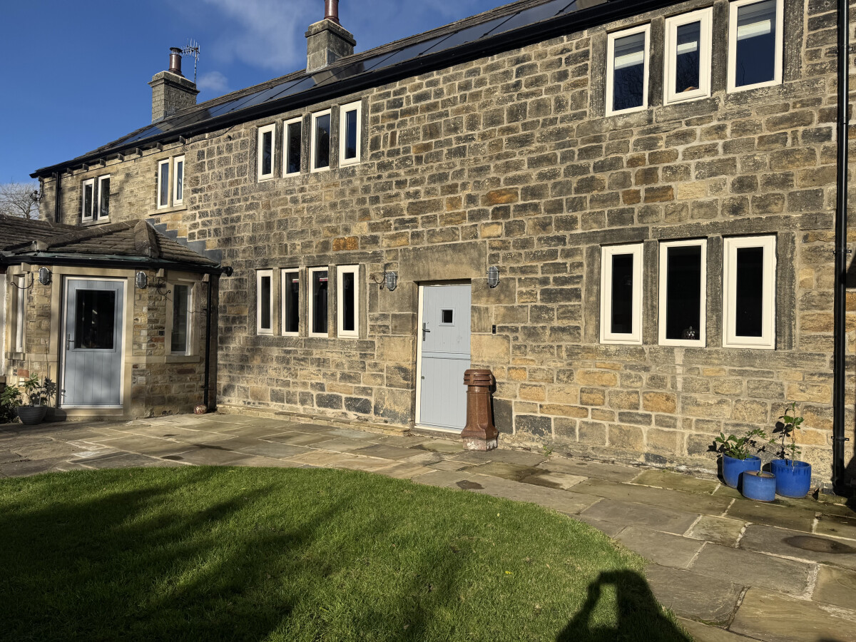 Cream uPVC windows
